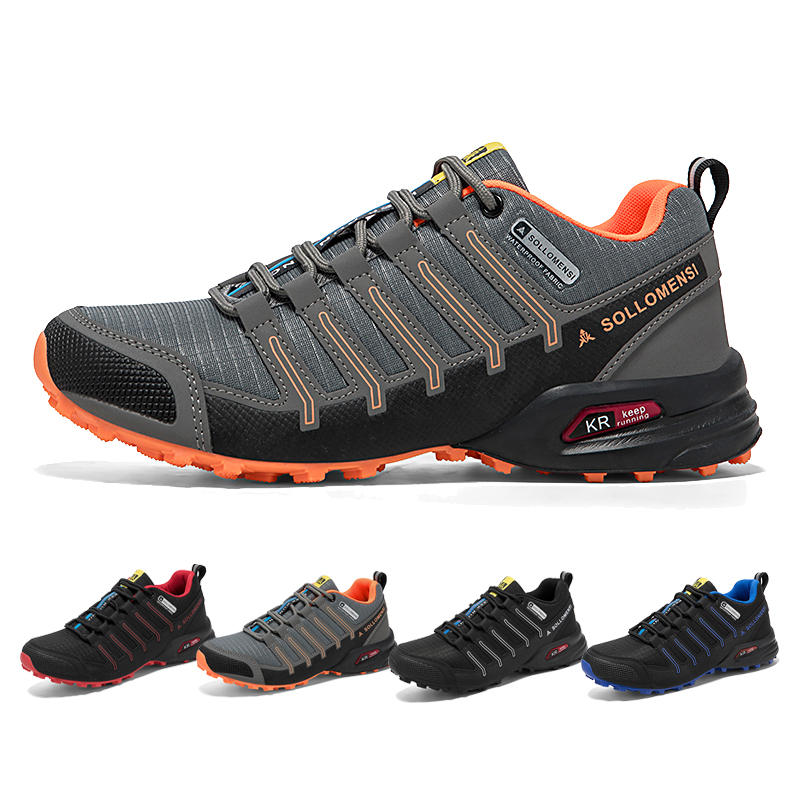 Men‘s Waterproof Hiking Shoes  - Anti Slip Trail Running Sneakers 评论和价格