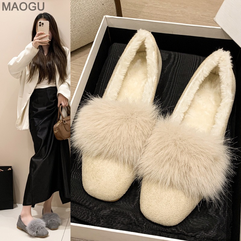 Women's Plush Flat Shoes 2025  - Heels 评论和价格
