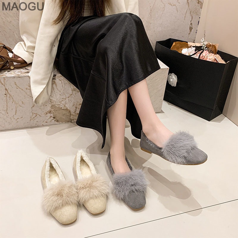 Women's Plush Flat Shoes 2025  - Heels 评论和价格